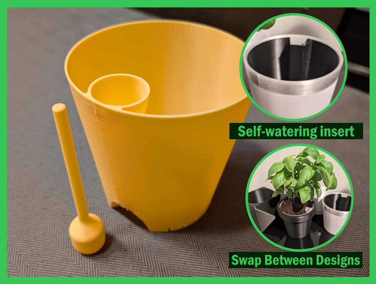 4"/100mm Self-watering Planter Insert, photo 2 of 4 - Self-watering Planters, planterpot