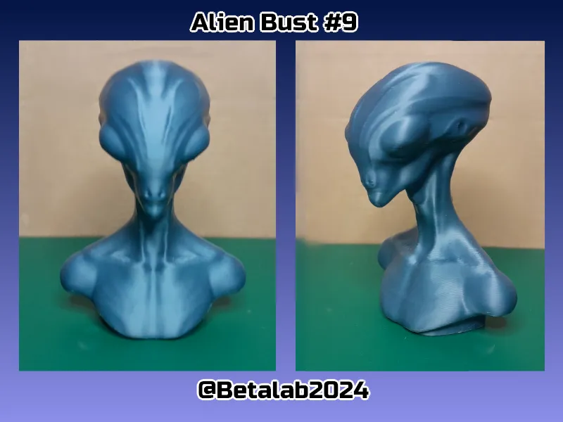Alien Bust 9, photo 2 of 3 - Alien Bust 9 Figurines & Collectibles