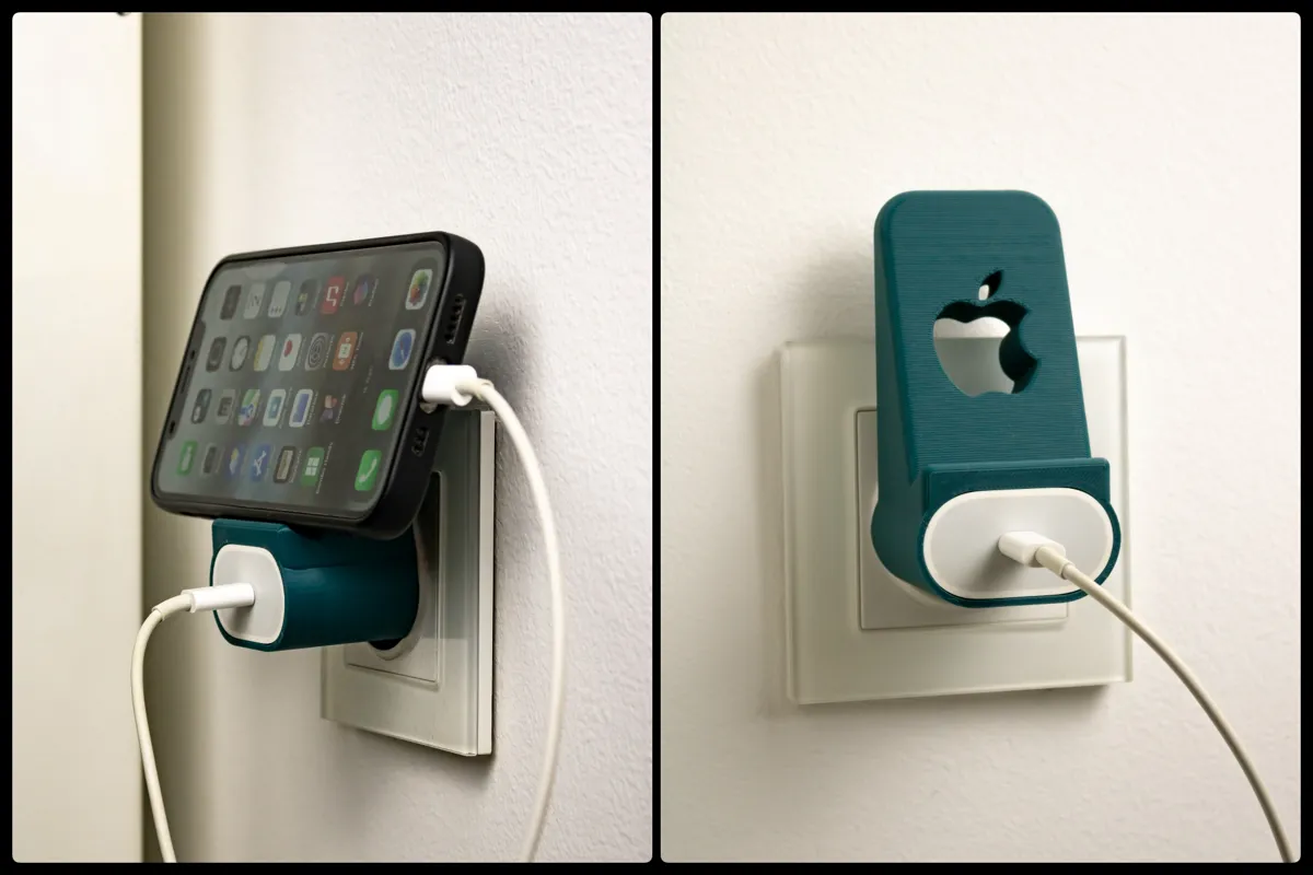 Compact iPhone Travel Charging Holder, photo 2 of 4 - Compact iPhone Travel Charging Holder Household