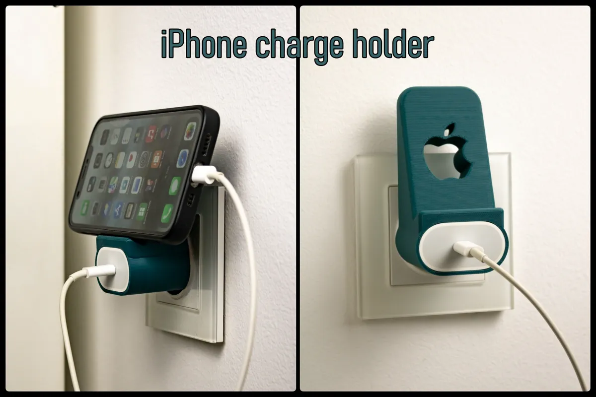 Compact iPhone Travel Charging Holder, photo 3 of 4 - Compact iPhone Travel Charging Holder Household