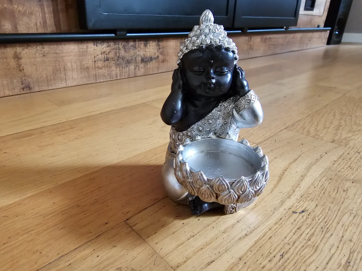 buddha tealight holder 2 of 3