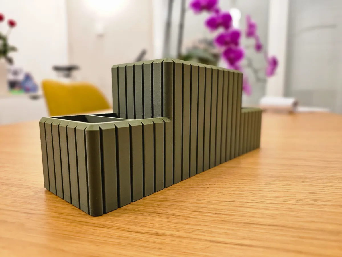 Wallmount workbench pen holder - v2, photo 2 of 4 - Wallmount workbench pen holder - v2 Desk & Office