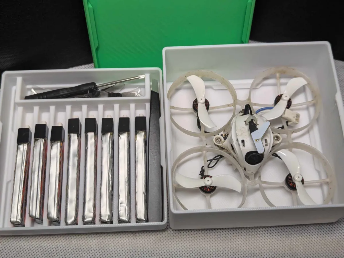 75mm tiny whoop case with lipo storage, photo 3 of 3 - 75mm tiny whoop case with lipo storage Hobby & DIY