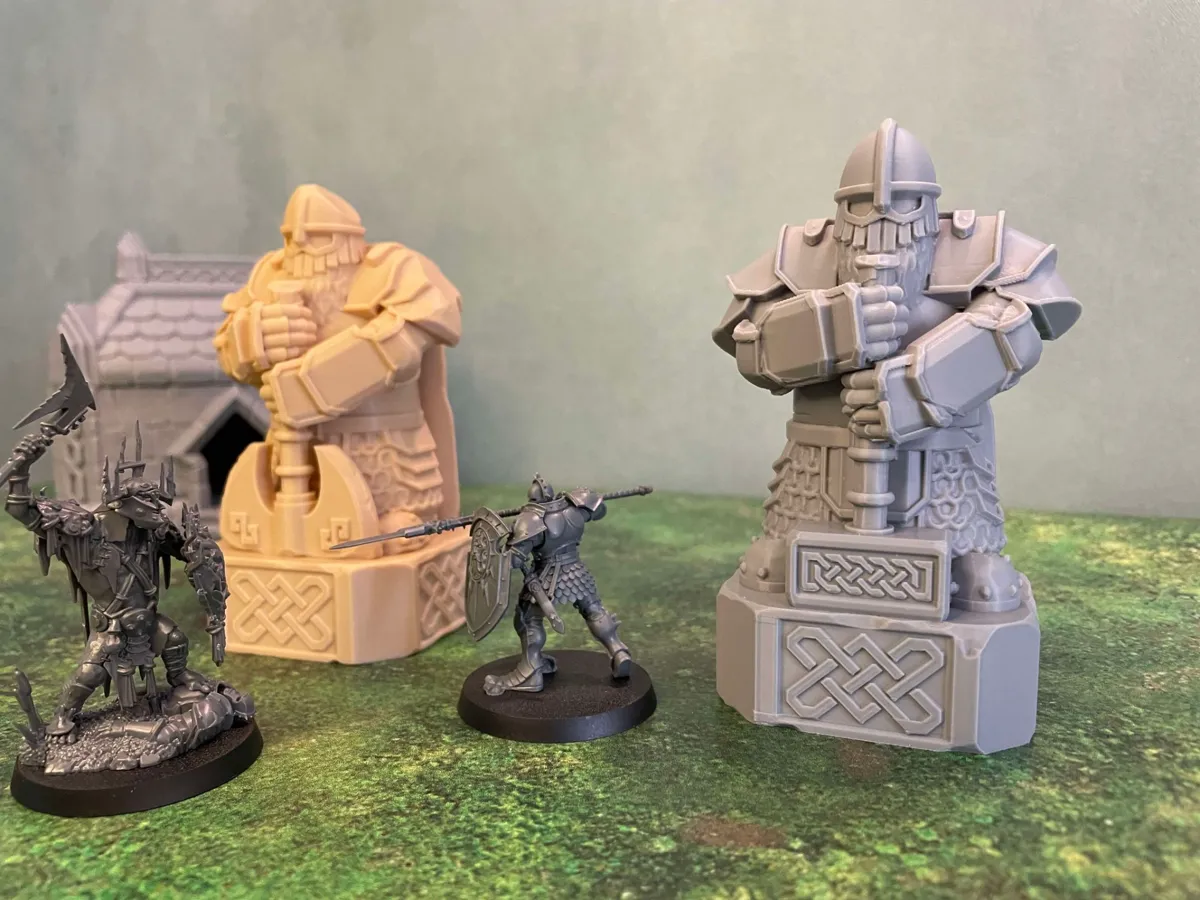 Wargame Fantasy - Dwarf Statue Karak Azgara