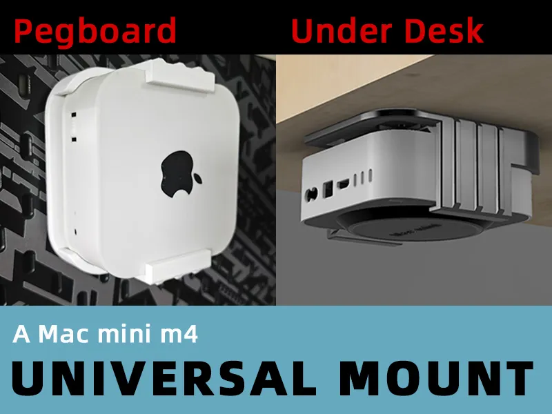 mac mini m4 UNIVERSAL MOUNT (Skadis Desk VESA) - Monitor Mounts & VESA Adapters, in stock in India
