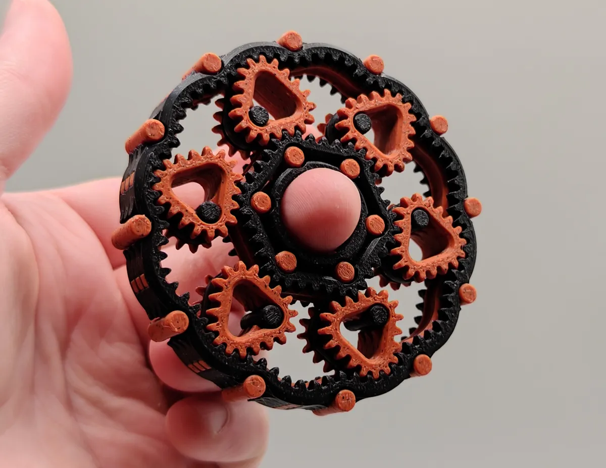 "Core" Geometric Planetary Gears Fidget Spinner - Hand Spinners, in stock in India