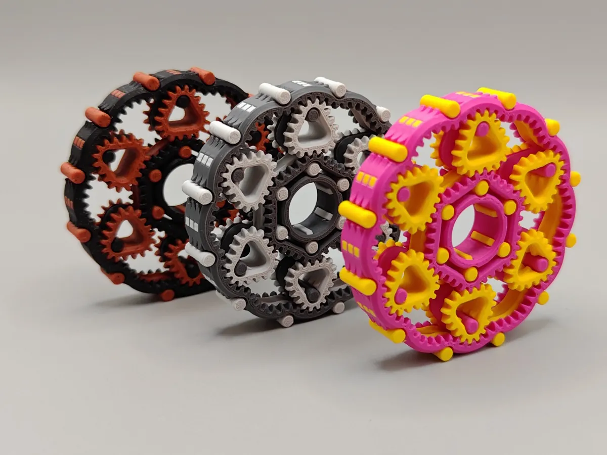 "Core" Geometric Planetary Gears Fidget Spinner, photo 2 of 4 - "Core" Geometric Planetary Gears Fidget Spinner Fidget & Sensory Toys