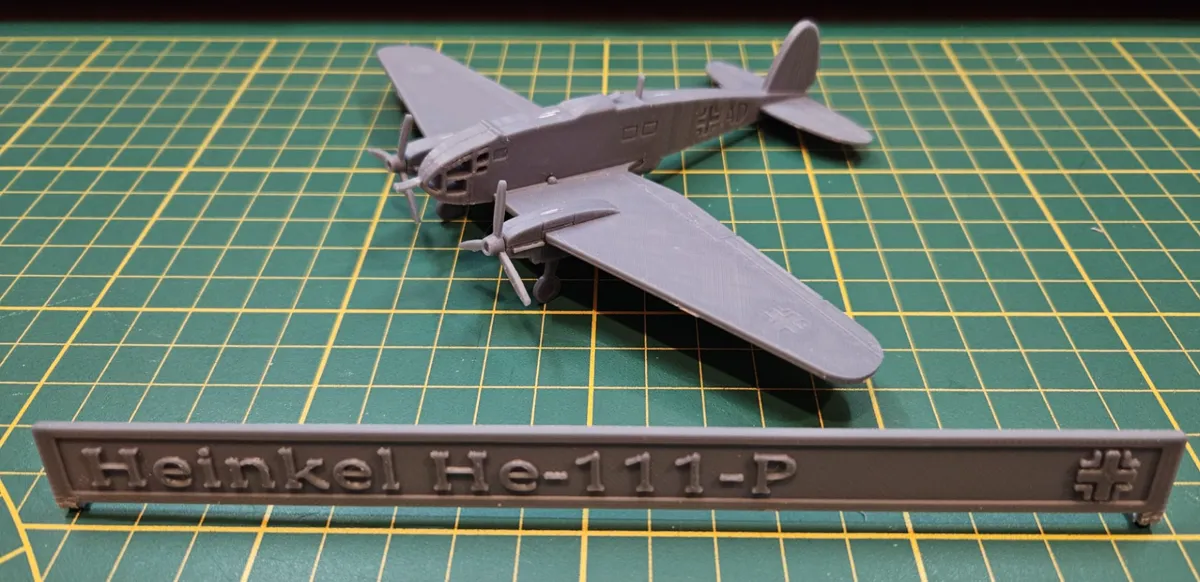 Heinkel He-111-h Card Kit 1/144 "May 1940 Series" - Model Aircraft, in stock