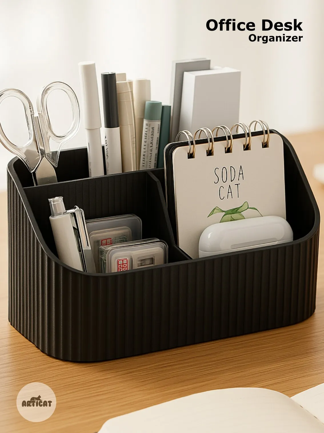 Office Desk Organizer, photo 3 of 4 - Office Desk Organizer Desk & Office