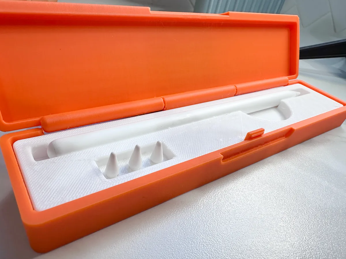 Apple Pencil Case Holder - Creamsicle Edition, photo 3 of 4 - Apple Pencil Case Holder - Creamsicle Edition Mobile & Device Accessories
