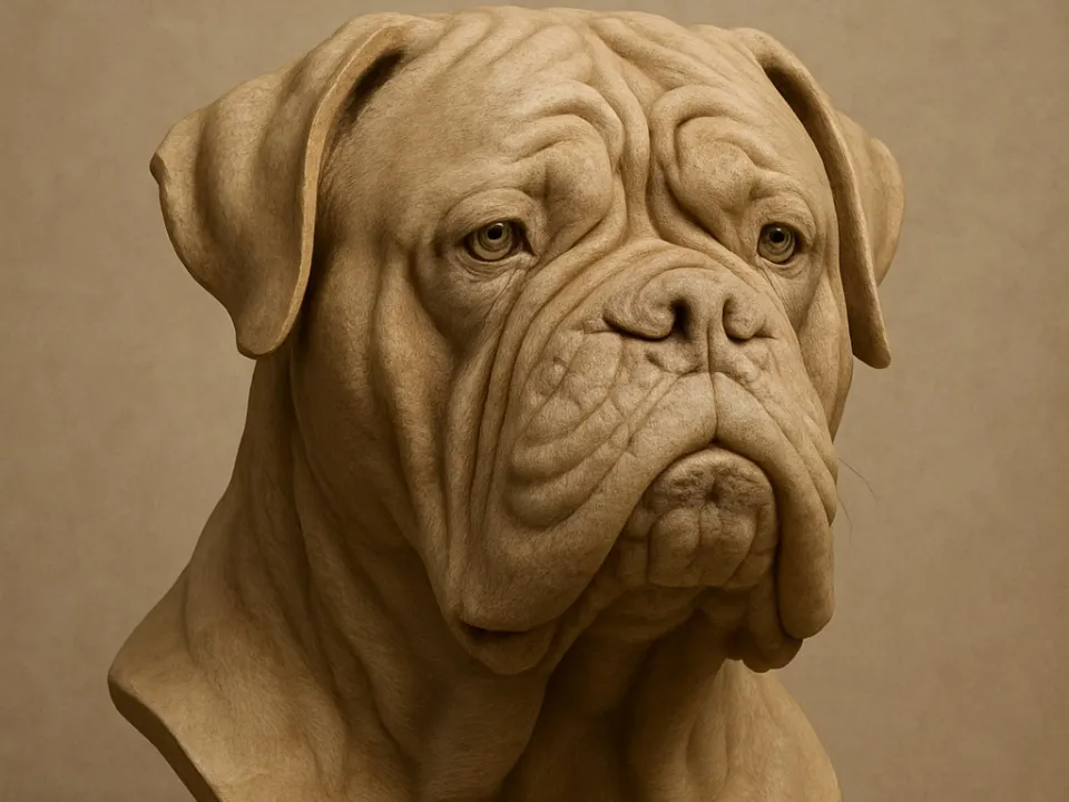 Büste Bordeaux Dogge