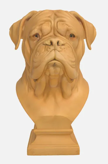 Büste Bordeaux Dogge, photo 4 of 4 - Büste Bordeaux Dogge Home Decor Items