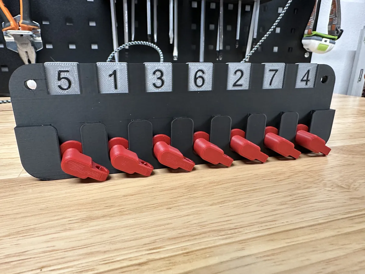 Universal key and tool rack, photo 4 of 4 - Universal key and tool rack Tools & Workshop