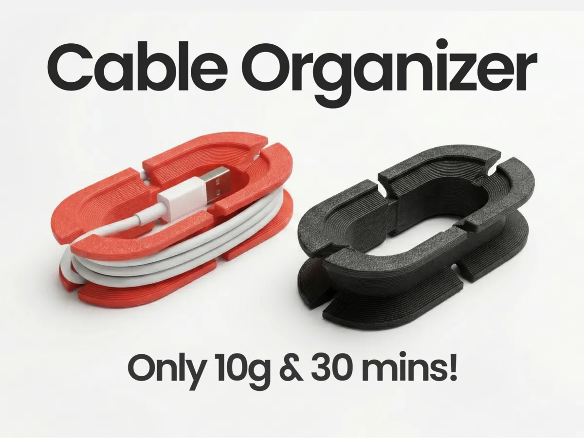 Cable Organizer & Charging Cord Winder