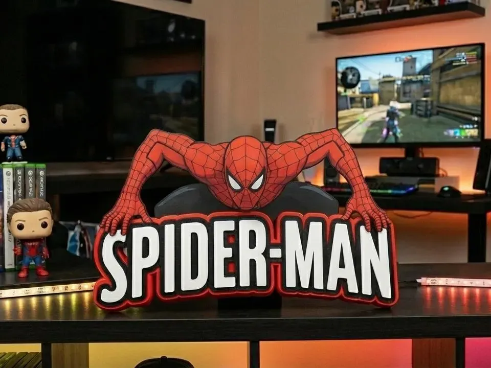Spiderman Wall Sign art