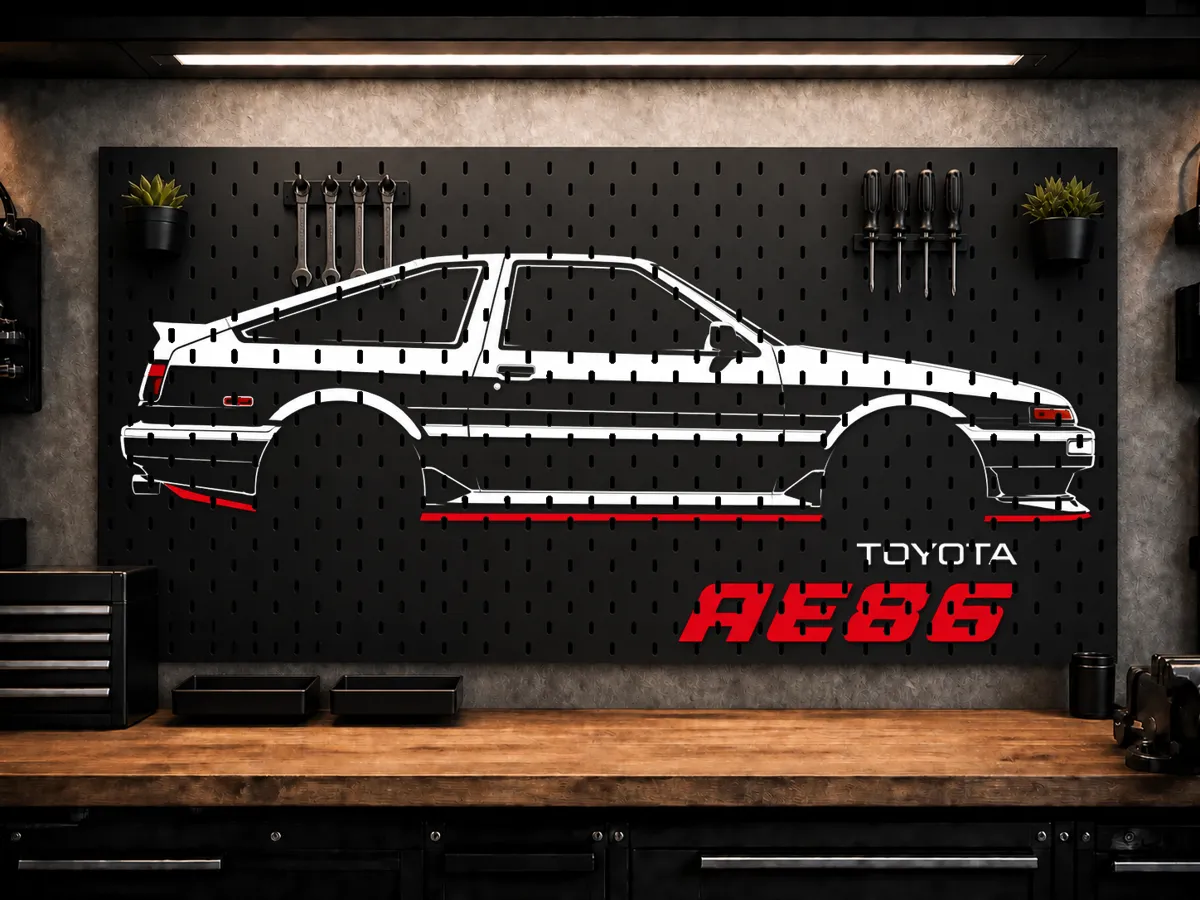 Toyota AE86 Makers Wall (SKADIS), photo 2 of 4 - Toyota AE86 Makers Wall (SKADIS) Art