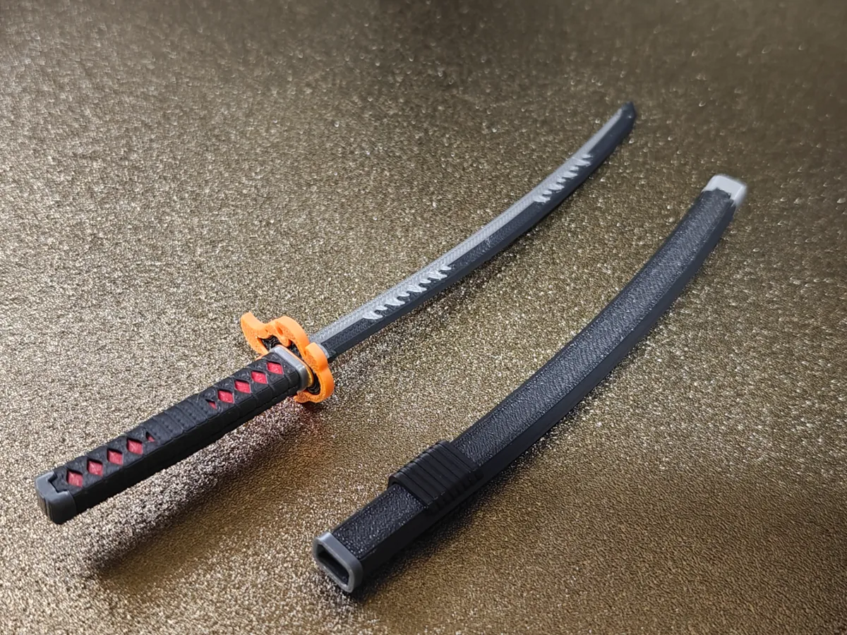 [MiniBlade]Demon slayer Sword TANJIRO New Sword, photo 3 of 4 - [MiniBlade]Demon slayer Sword TANJIRO New Sword Props & Cosplay