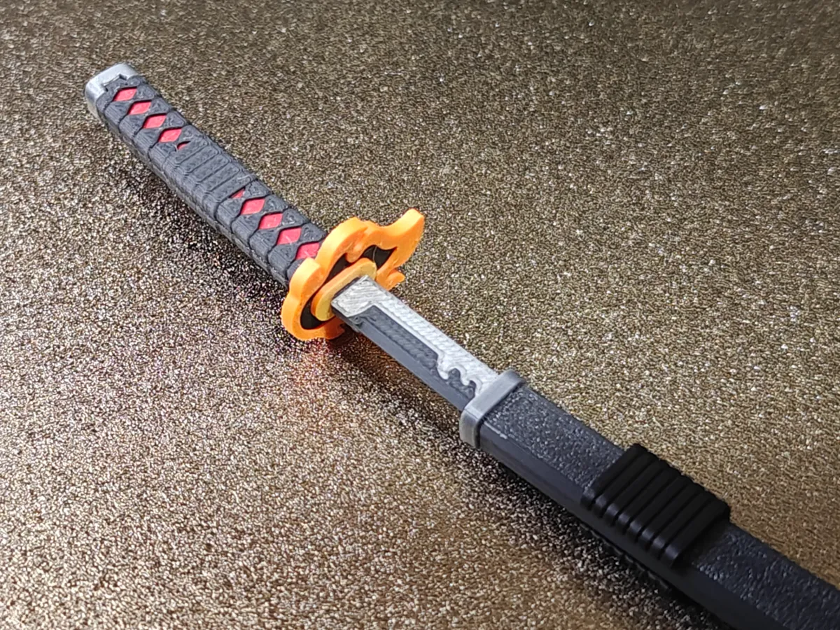 [MiniBlade]Demon slayer Sword TANJIRO New Sword, photo 4 of 4 - [MiniBlade]Demon slayer Sword TANJIRO New Sword Props & Cosplay