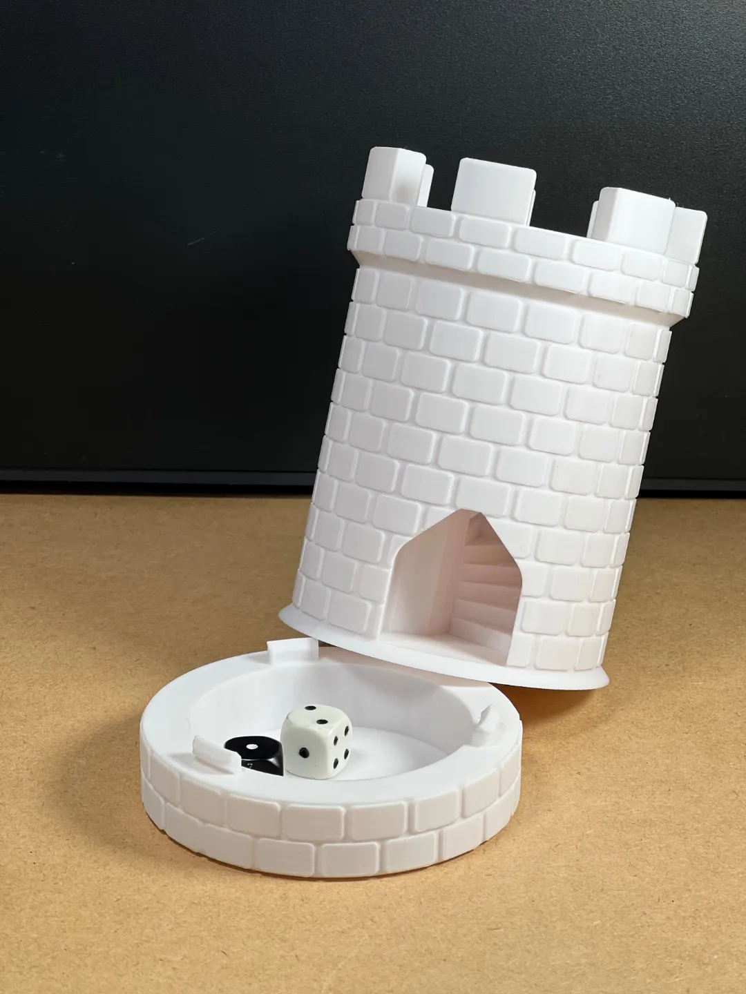 Turret Dice Tower With Hidden Storage Tray, photo 3 of 4 - Turret Dice Tower With Hidden Storage Tray Toys & Games