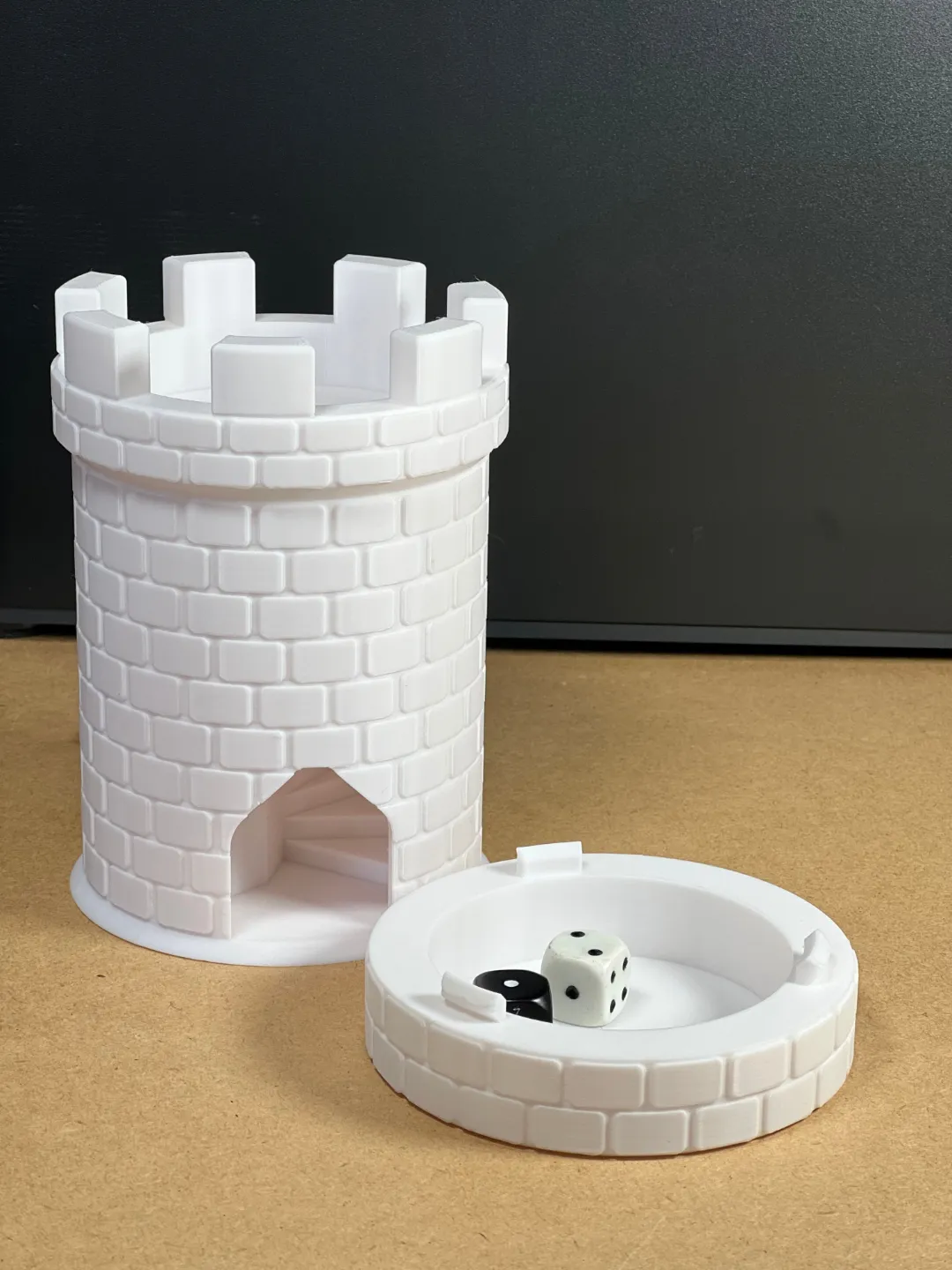 Turret Dice Tower With Hidden Storage Tray, photo 4 of 4 - Turret Dice Tower With Hidden Storage Tray Toys & Games