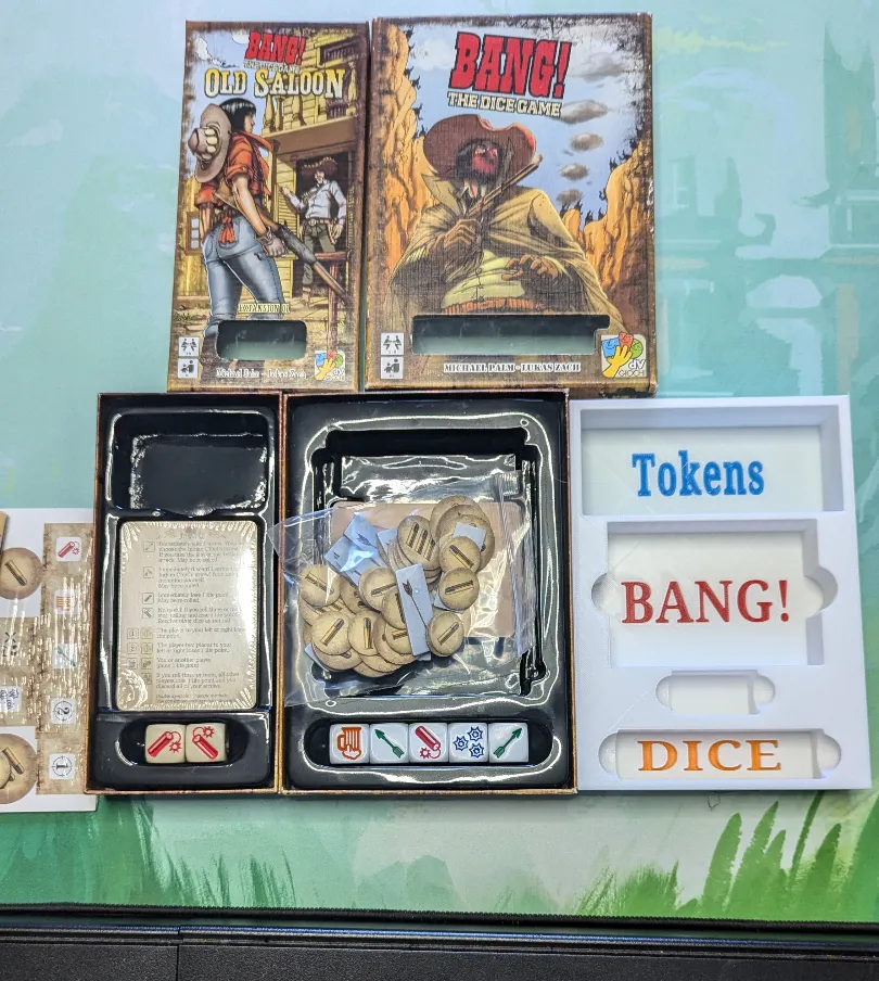 Bang Dice Game w/ Saloon Expansion Insert - Dice, in stock in India