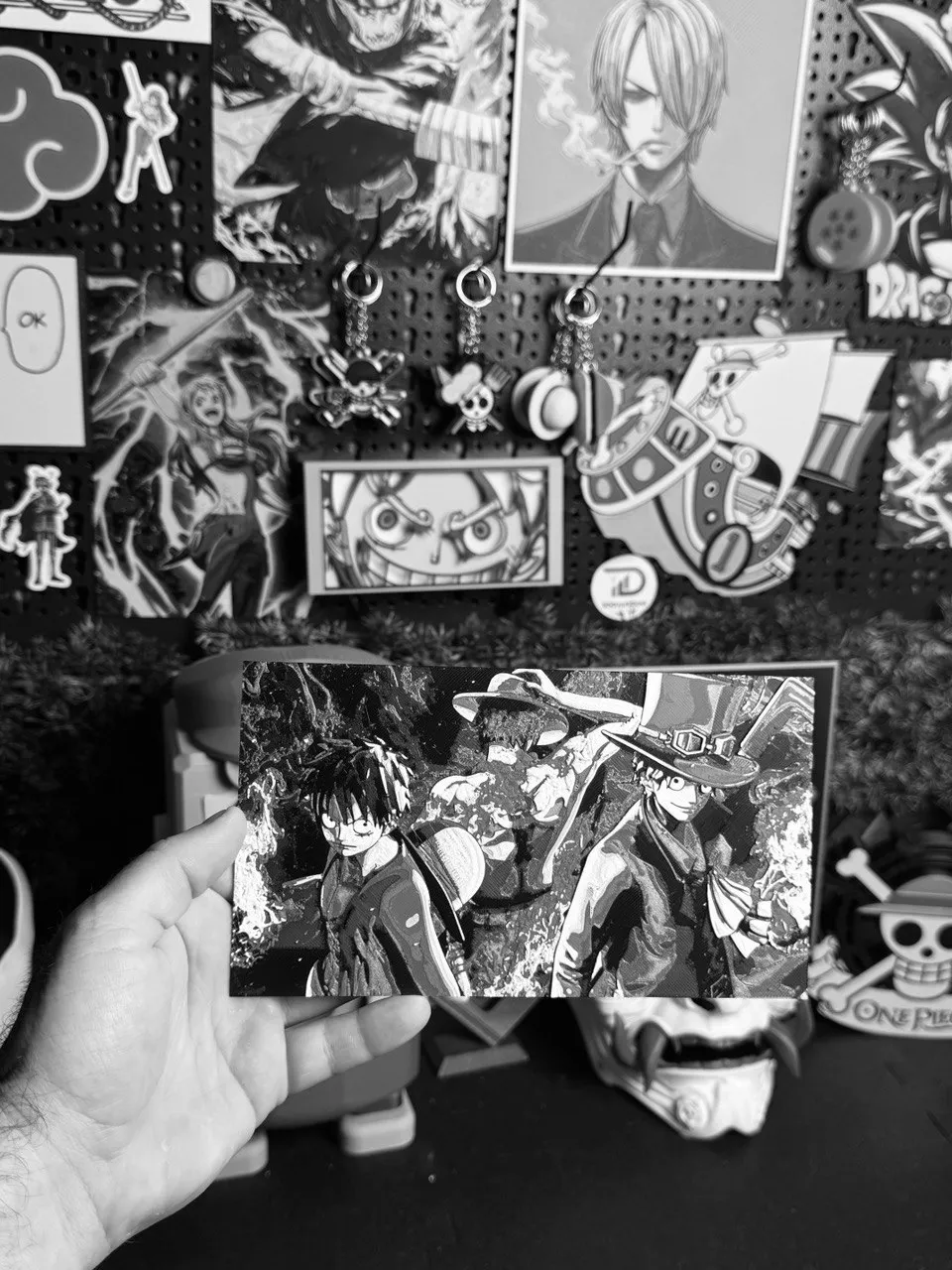 3 Brothers Luffy Sabo Ace Hue Forge, photo 3 of 3 - 3 Brothers Luffy Sabo Ace Hue Forge Home Decor Items