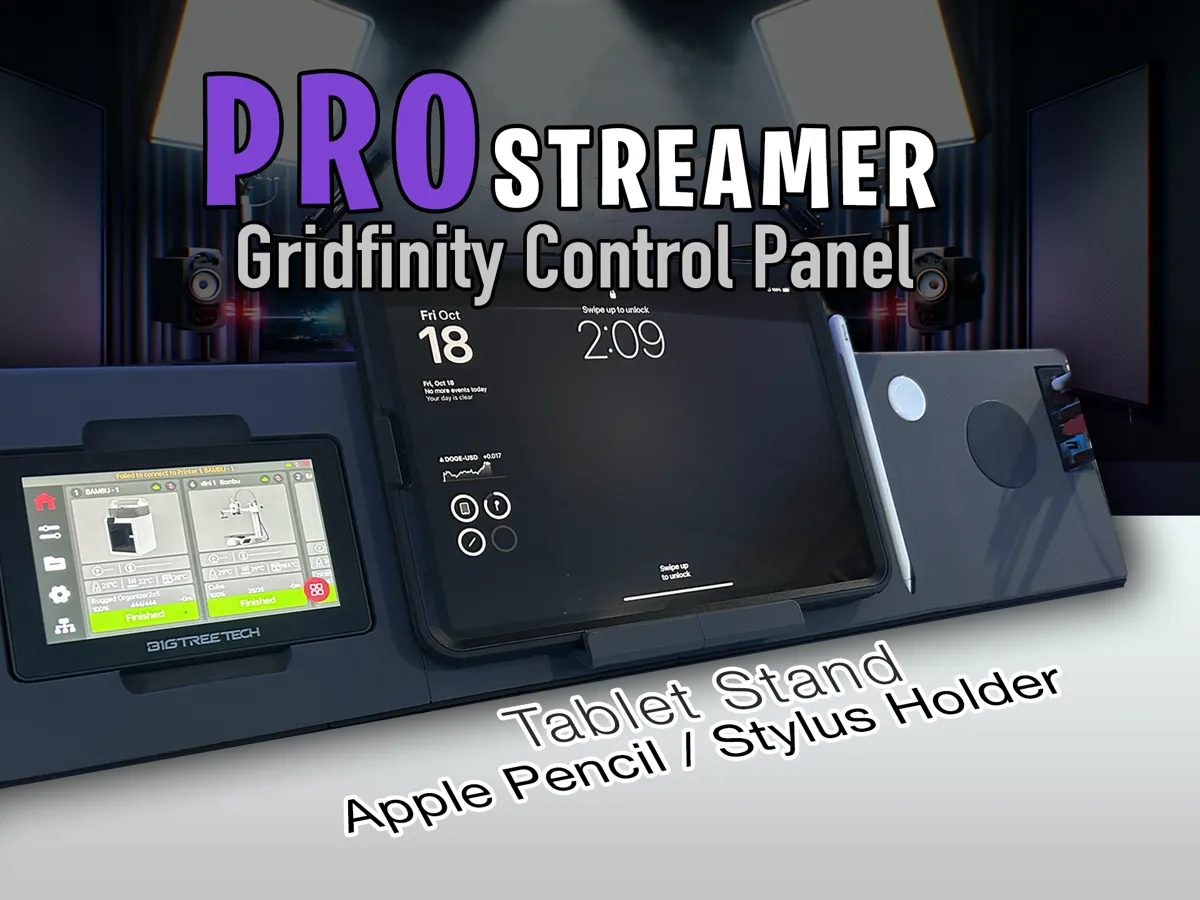 Pro Streamer Tablet Control Panel
