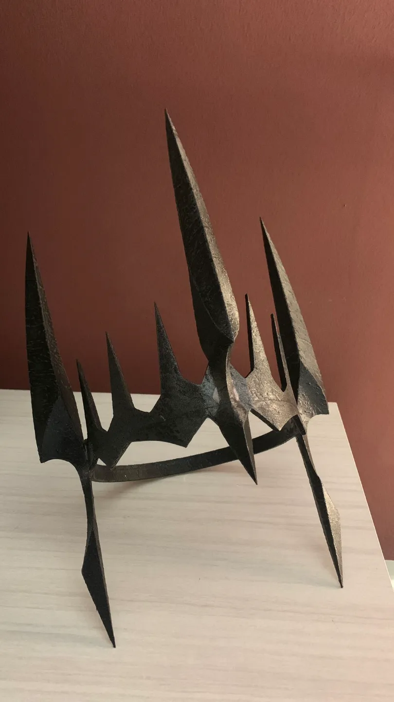 Corona di Sauron in due parti, photo 2 of 3 - Corona di Sauron in due parti Props & Cosplays