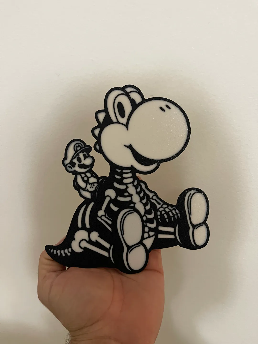 Yoshi and Mario Skeleton Halloween decor, photo 2 of 4 - Yoshi and Mario Skeleton Halloween decor Household
