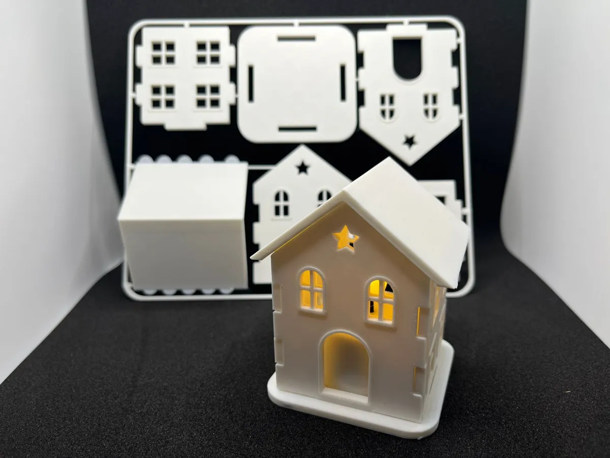 Weihnachts Haus Kit Card, photo 3 of 4 - Weihnachts Haus Kit Card Models, RC & Drones