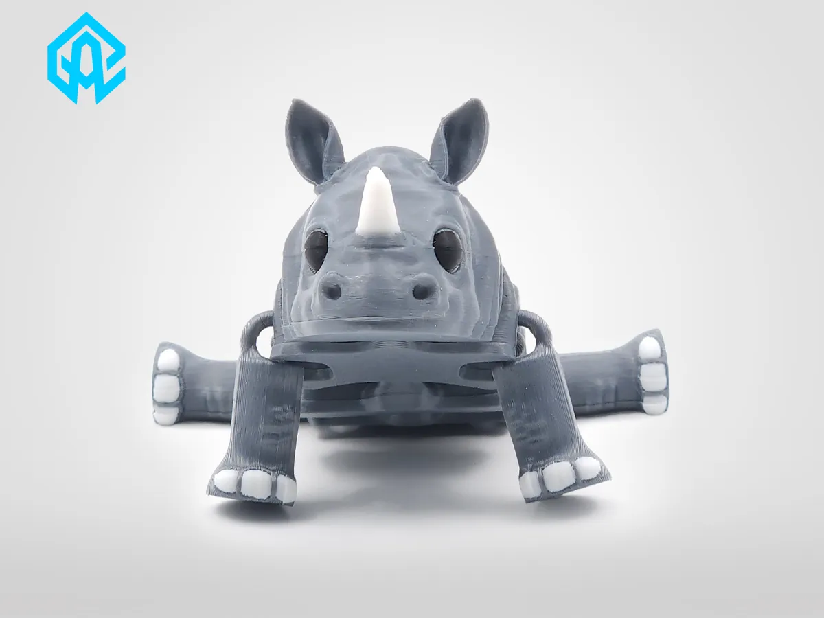 Articulated Flexi Rhino, Cute Toy, photo 2 of 4 - Articulated Flexi Rhino, Cute Toy Toys & Games
