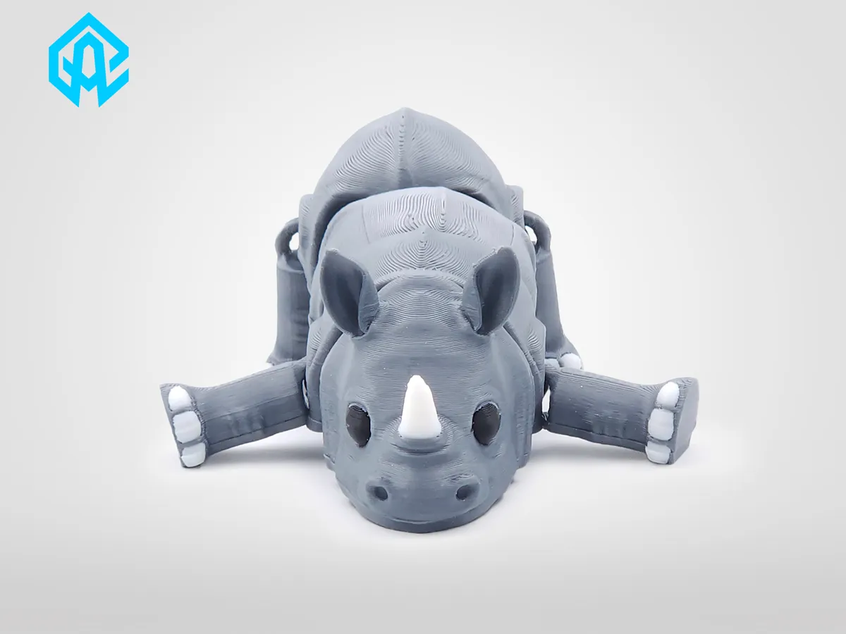 Articulated Flexi Rhino, Cute Toy, photo 3 of 4 - Articulated Flexi Rhino, Cute Toy Toys & Games