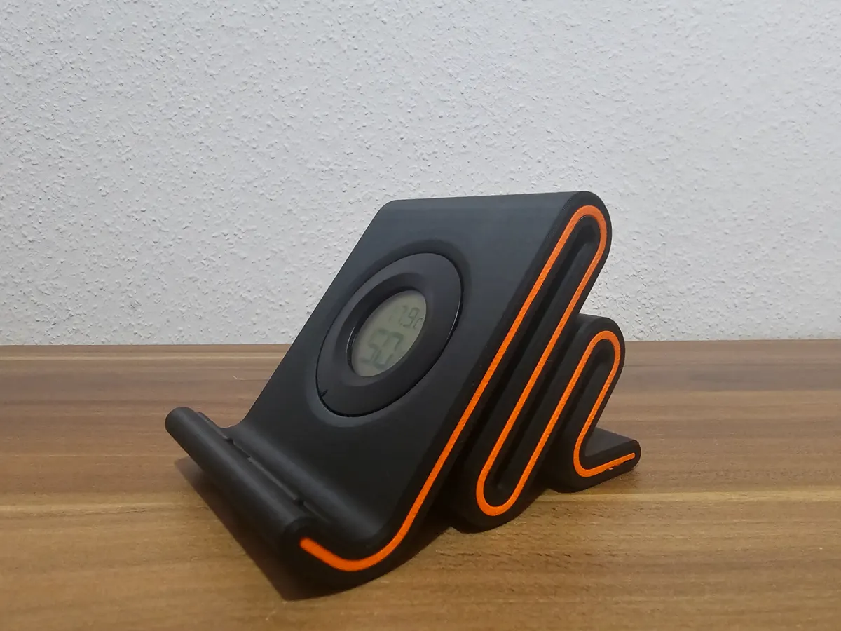 Phone Stand with Built-in Hygrometer, photo 3 of 4 - Phone Stand with Built-in Hygrometer Tools