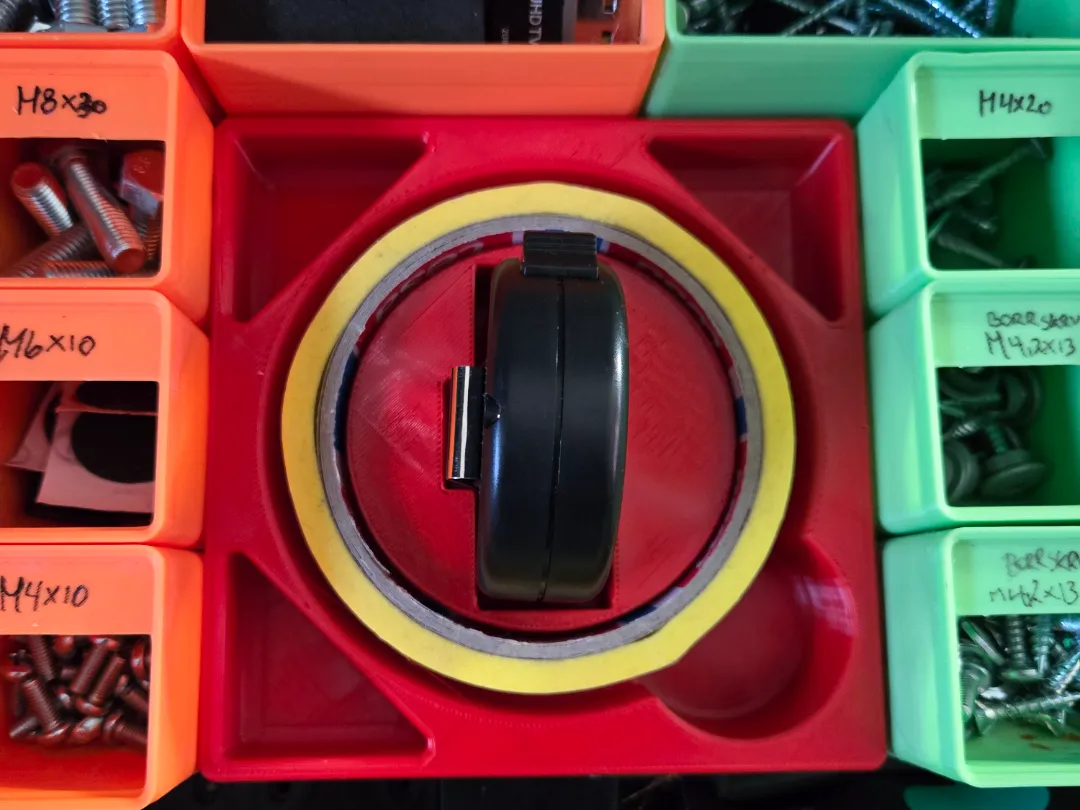 Gridfinity Tape and Tapemeasure 3x3x1 - Organizers, in stock in India
