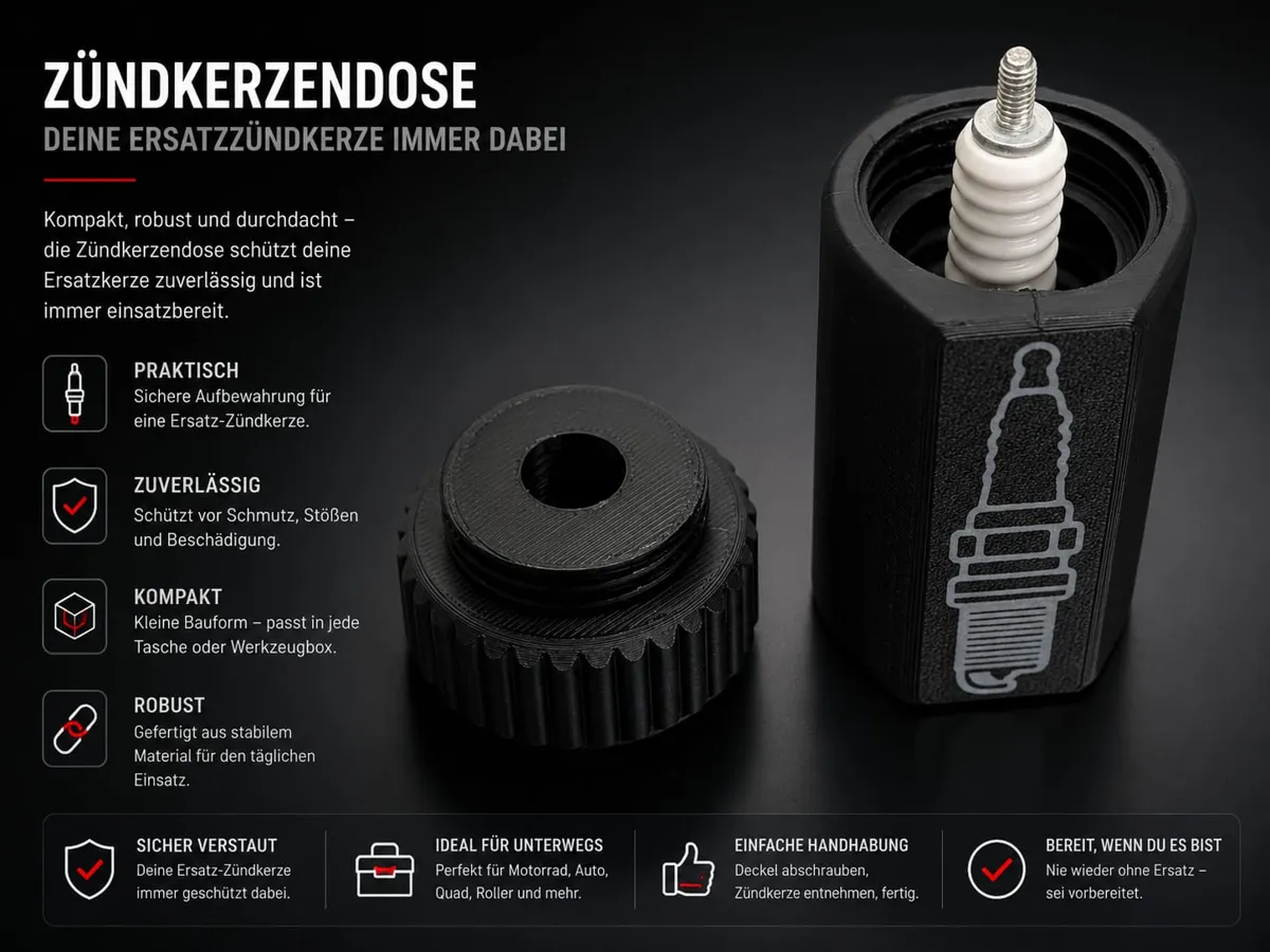 Box for spark plugs