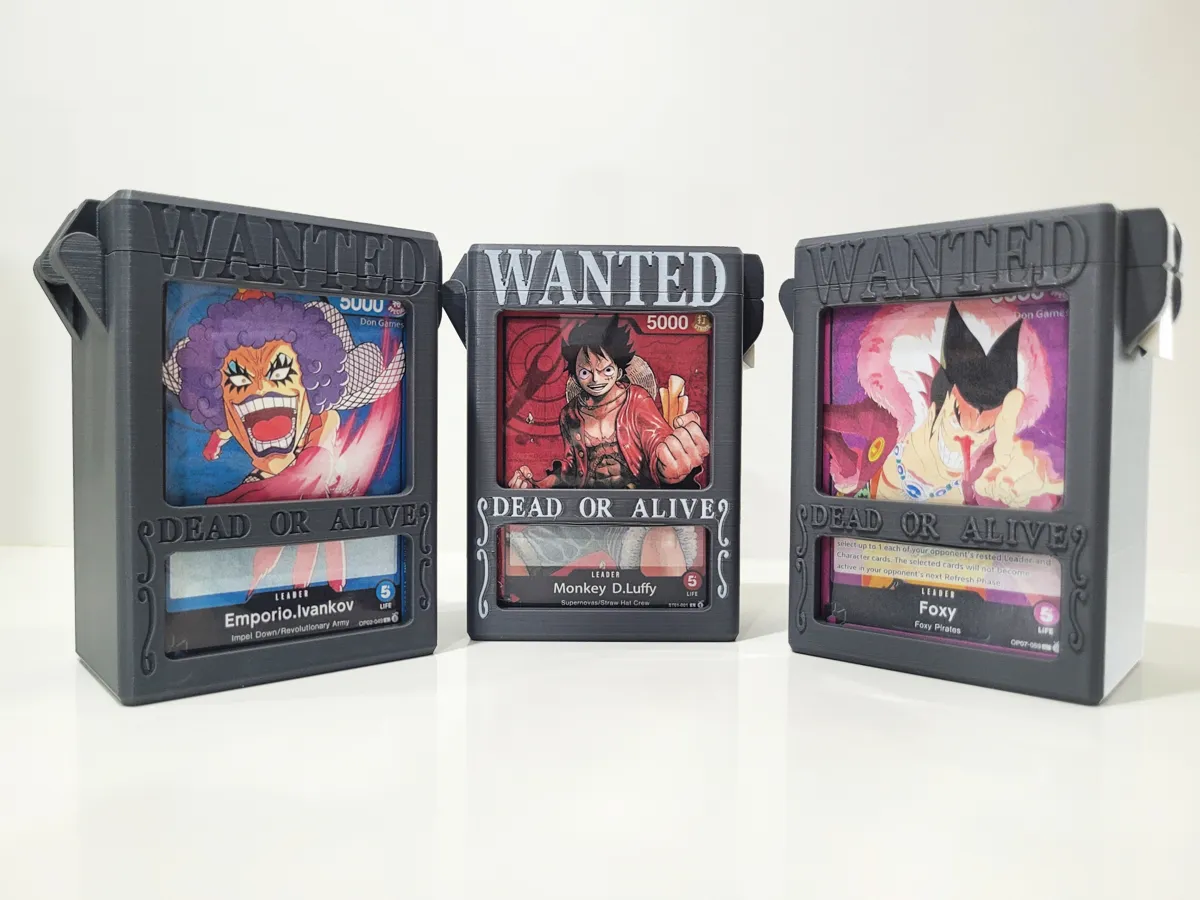 One Piece Card Game Leader Deck Box Rugged Secure