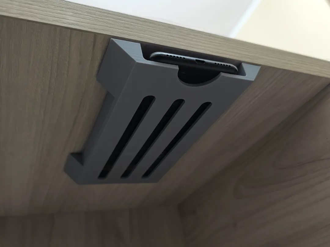 Under Desk Phone Holder