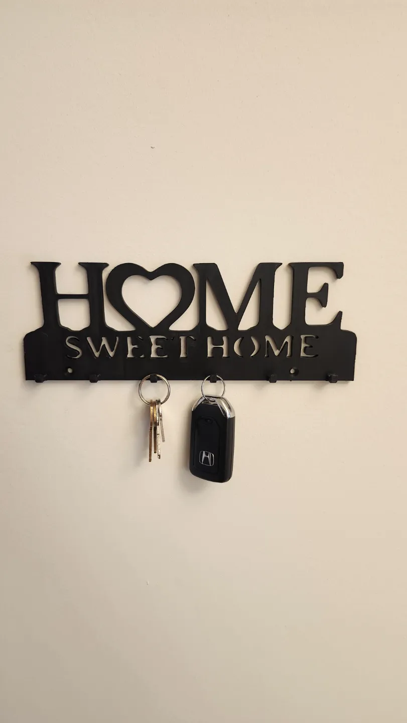 Key holder Home sweet home, photo 3 of 4 - Key holder Home sweet home Storage & Organisation