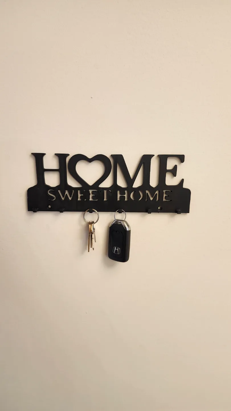 Key holder Home sweet home, photo 4 of 4 - Key holder Home sweet home Storage & Organisation