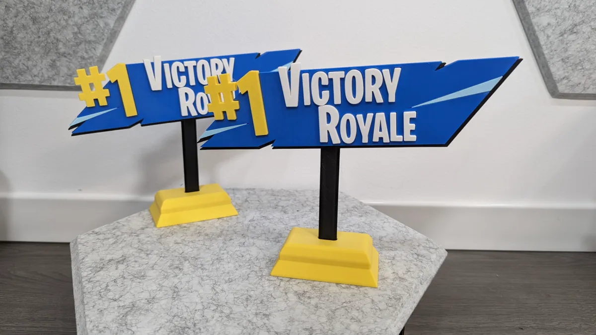 Fortnite Trophy #1 Victory Royale, photo 4 of 4 - Fortnite Trophy #1 Victory Royale Art