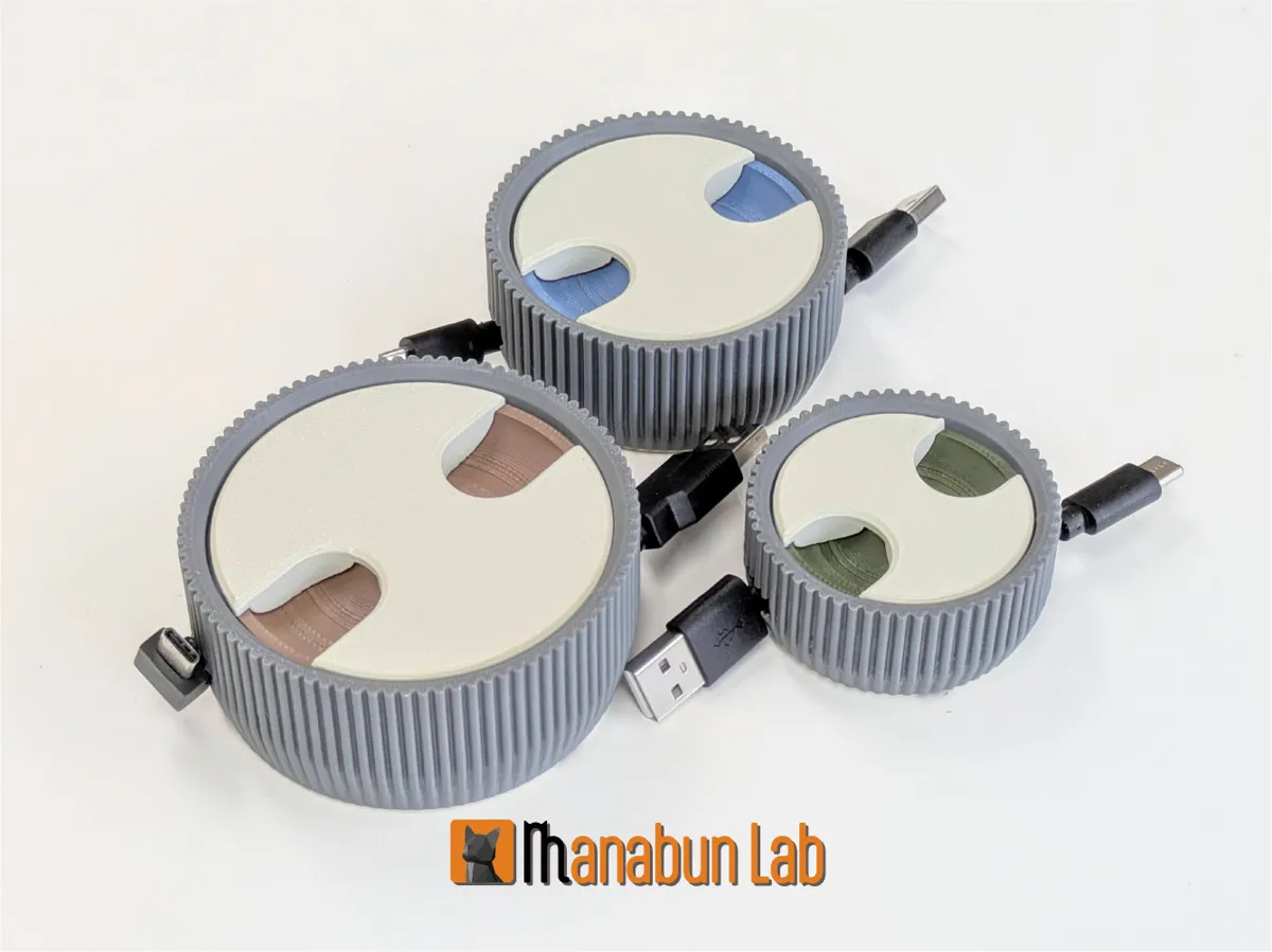 USB Cable Reel v3.0 /Organizer/storage/travel, photo 3 of 4 - USB Cable Reel v3.0 /Organizer/storage/travel Mobile & Device Accessories