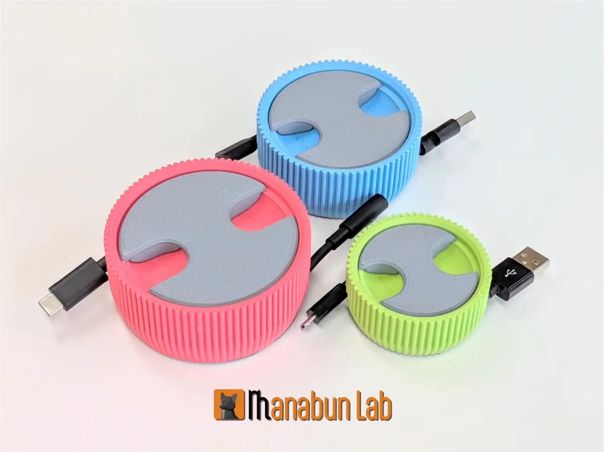 USB Cable Reel v3.0 /Organizer/storage/travel, photo 4 of 4 - USB Cable Reel v3.0 /Organizer/storage/travel Mobile & Device Accessories