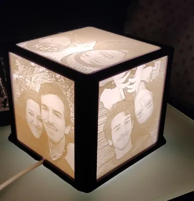 Lithophane Frame for Light Box