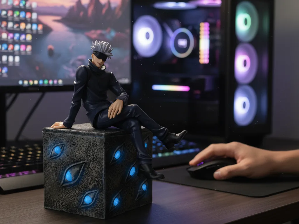 Saturo Gojo action figure