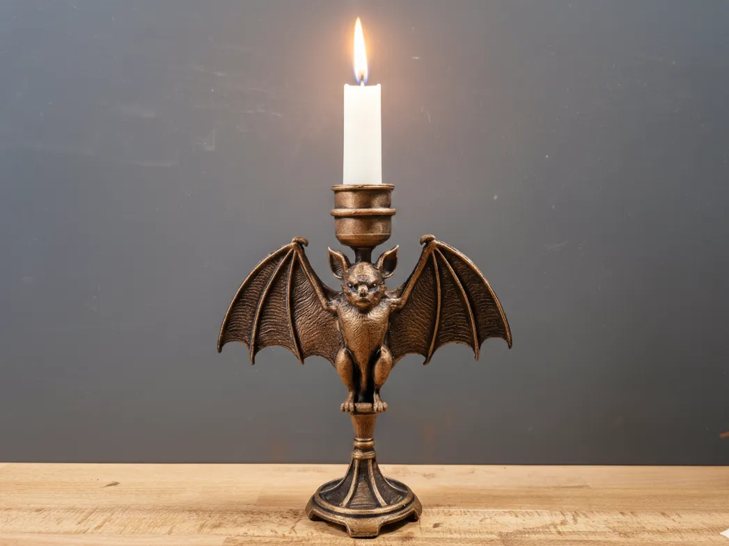 Halloween Candle Holder Bat