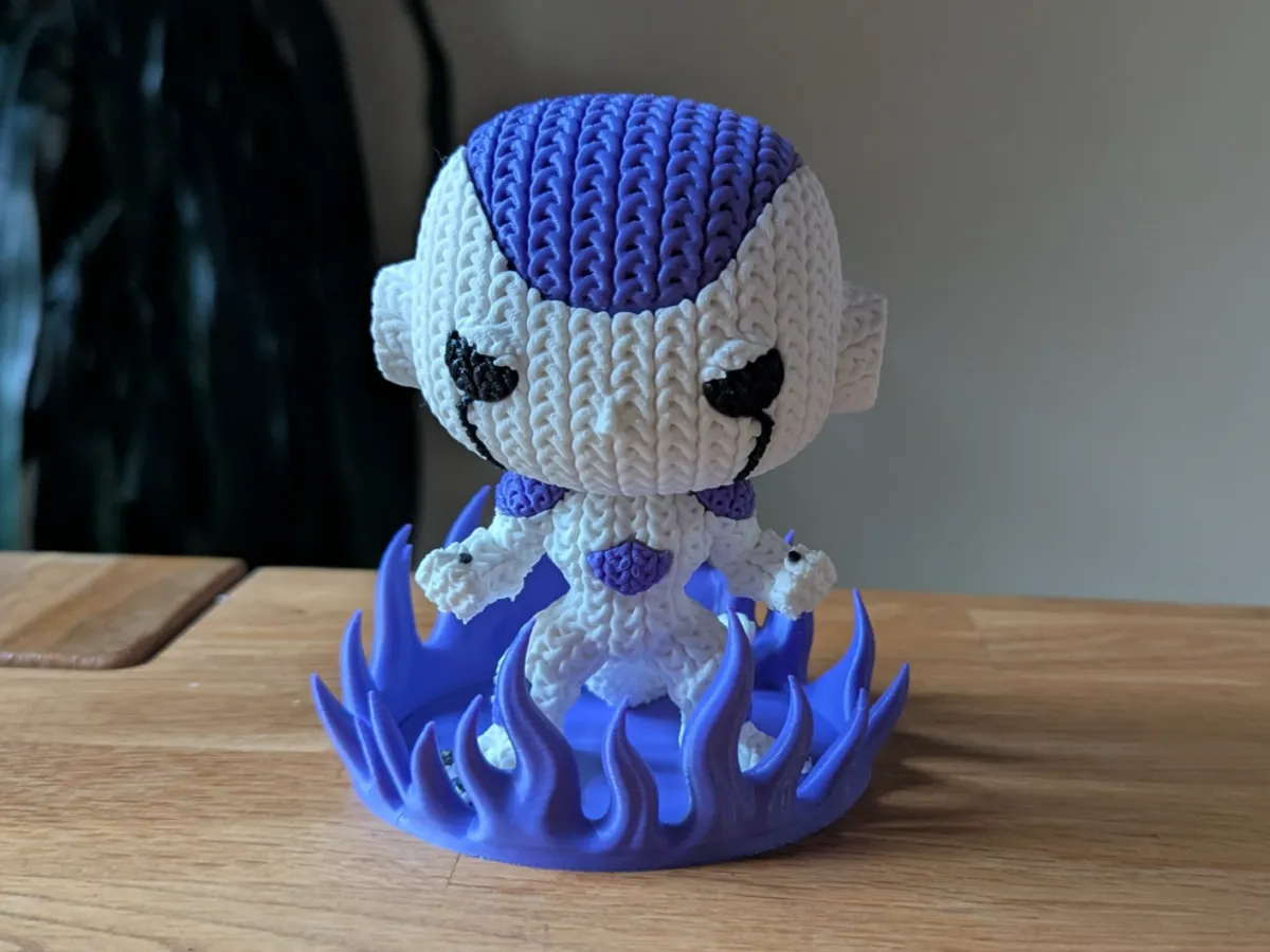Dragon Ball Z Ki base for Freezer Knitted