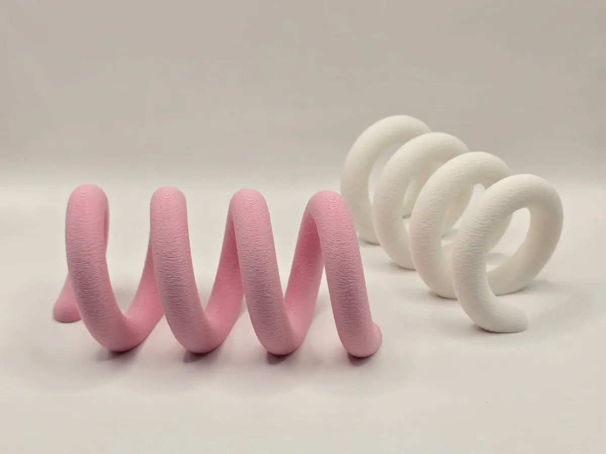 Retro Spiral Sculptural Decor Stand