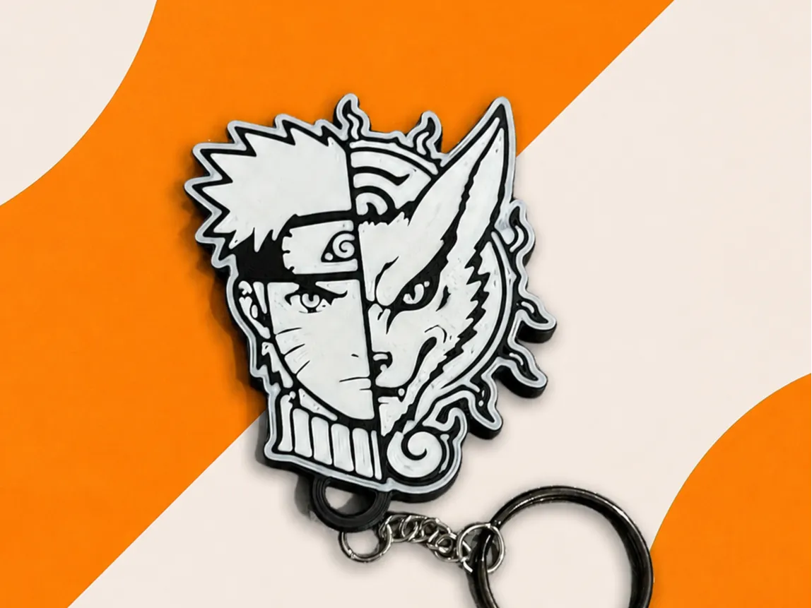 Naruto and Kurama KEYCHAIN