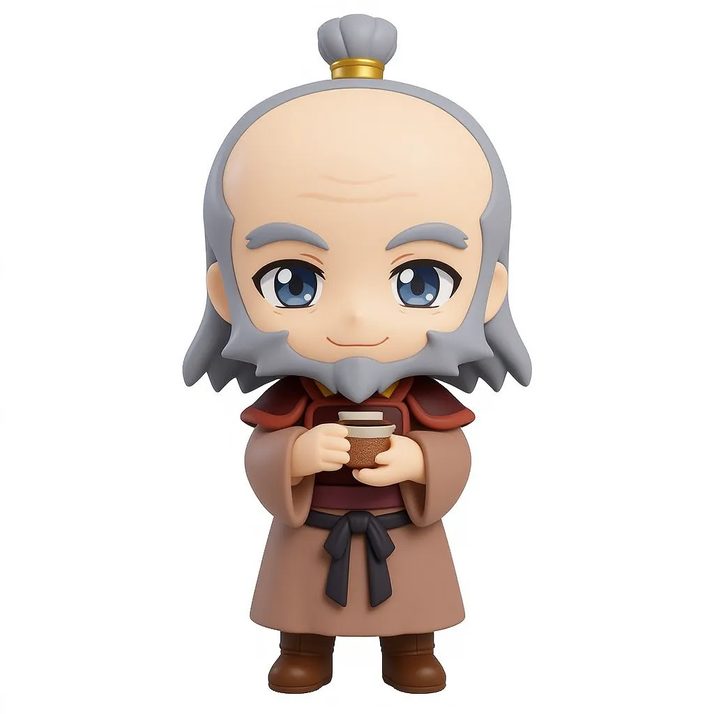Uncle Iroh with Tea Chibi Figure, photo 3 of 3 - Uncle Iroh with Tea Chibi Figure Kitchen & Dining