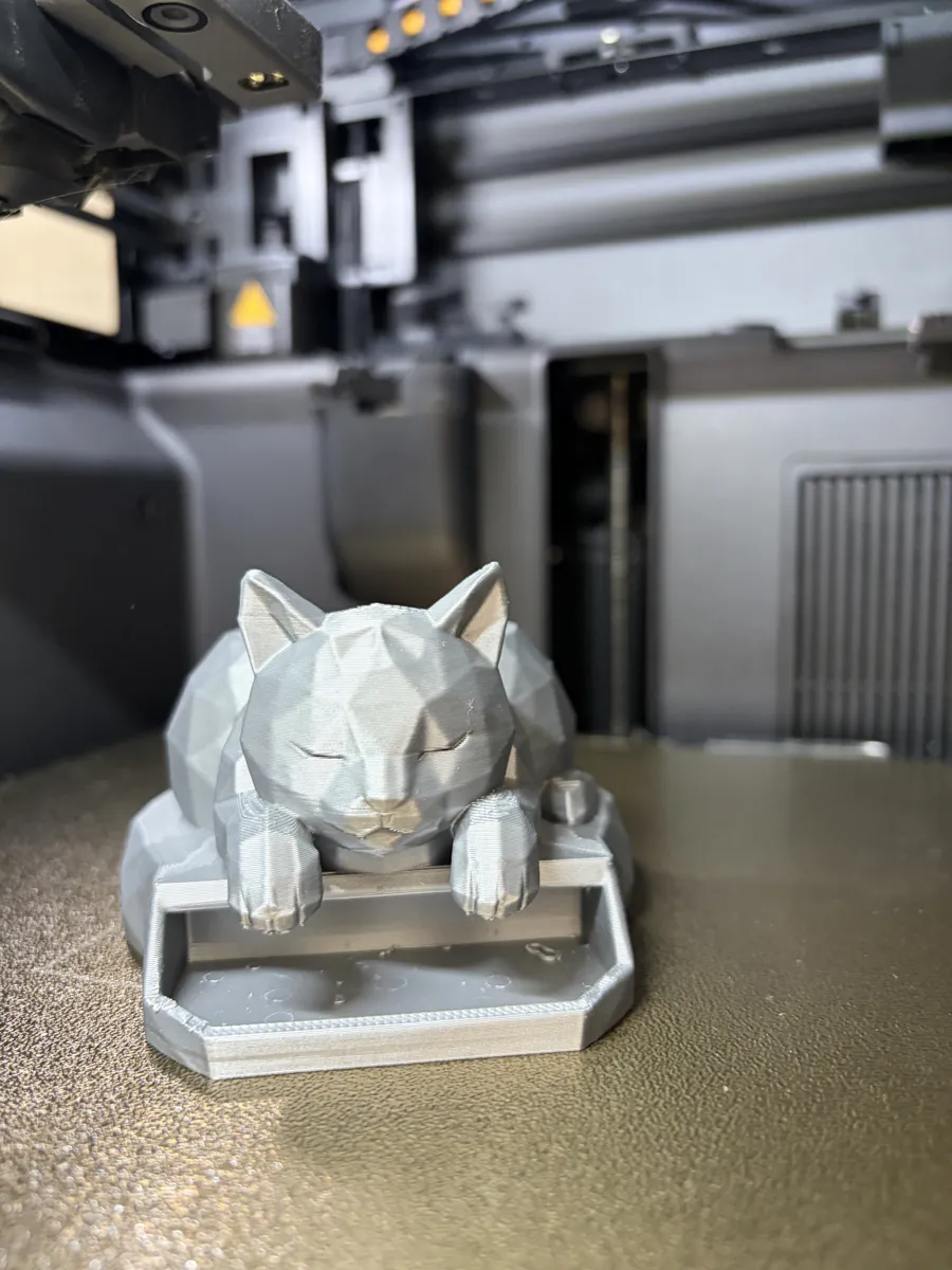 Sleeping Cat Planter&Key Organizer-Low Poly Decor, photo 2 of 4 - Sleeping Cat Planter&Key Organizer-Low Poly Decor Garden & Outdoor